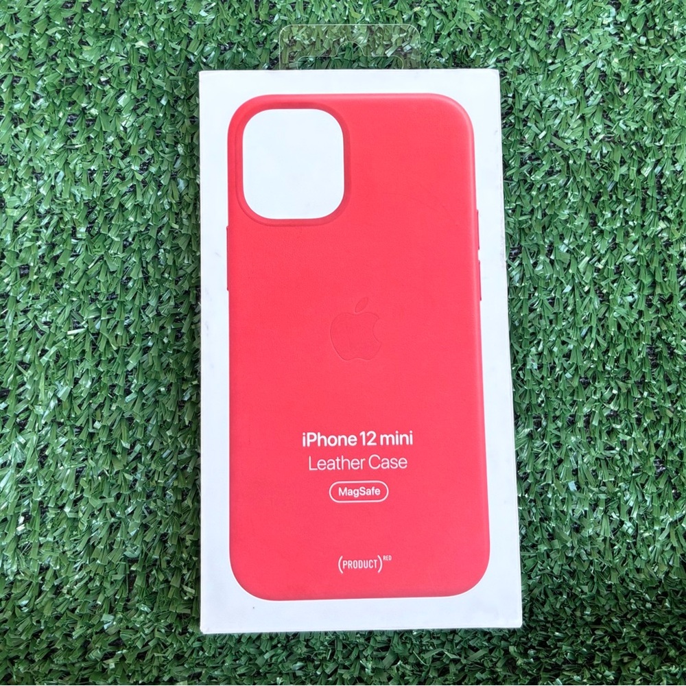 Apple iPhone 12 Mini Leather Case MagSafe - Red